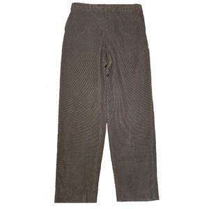 NEW Very Rare Eskandar Mens Cotton & Cashmere Cords (Pants)  36  Brown  Wide Leg